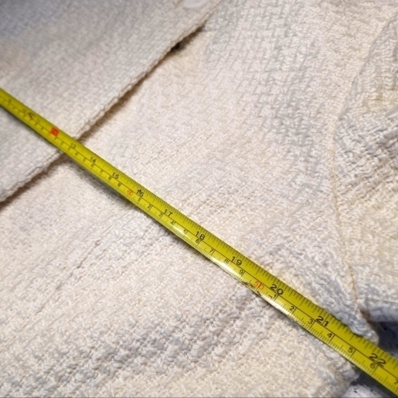 LANE Bryant Wool Blend High Collar Women's Jacket in Cream - Picture 10 of 11